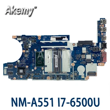 

Laptop motherboard For Lenovo IdearPad E460 Core I7-6500U Mainboard BE460 NM-A551 00UP260 SR2EZ CPU 216-0864018