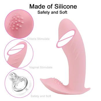 10 Frequency Remote Control Clitoris Stimulator Wearable Dildo Vibrator Sex Shop Sex Toys for Women Panty G Spot Massager 4