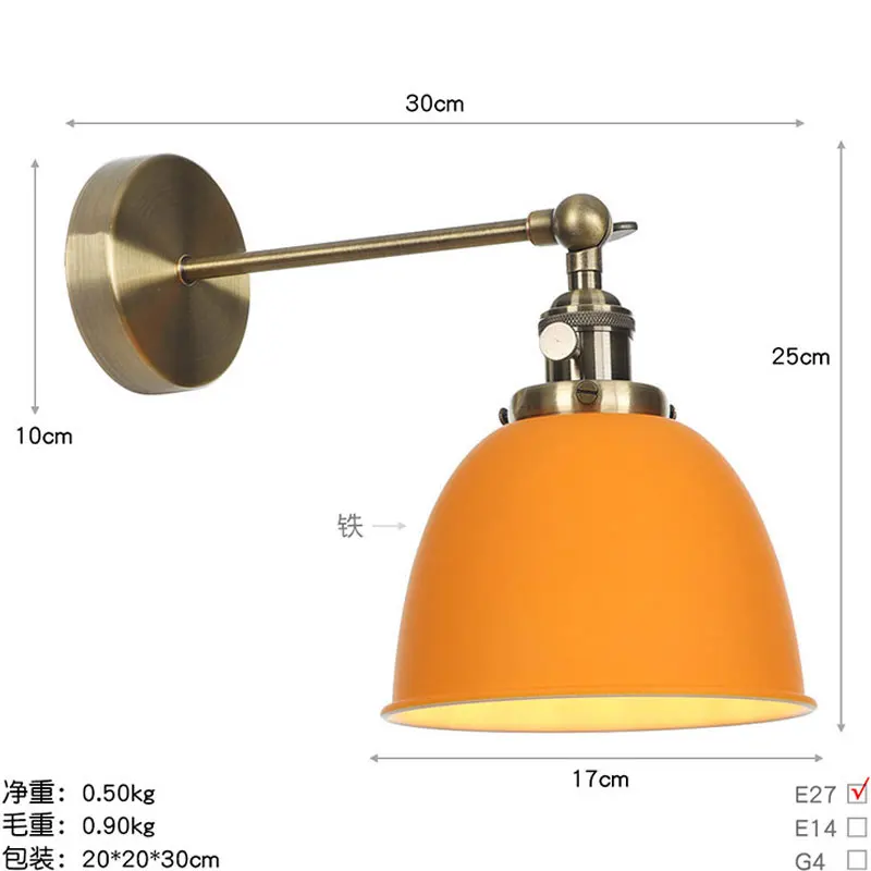 

Современная искусственная лампа, промышленный настенный светильник, домашний прикроватный светильник для чтения, двойная лампа для гостиной, лампа для спальни