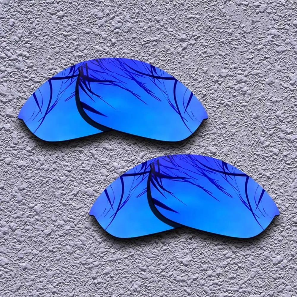 2 пары Поляризованные замена линз для Oakley половина солнечные очки к куртке-несколько вариантов - Цвет линз: Purple-Purple