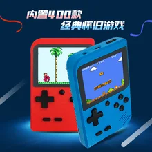 Ретро портативная мини портативная игровая консоль 8-Bit 3,0 дюймов цветной lcd Детский Цветной игровой плеер встроенный 400 игр лучший подарок 2 игрока