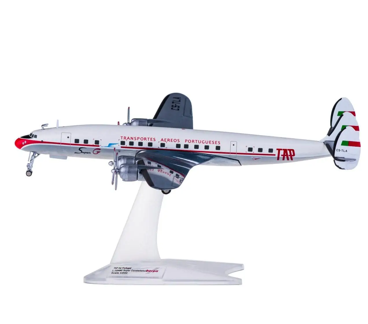 Herpa TAP Air Portugal L-1049G супер Созвездие 1/200 литье под давлением модель самолета