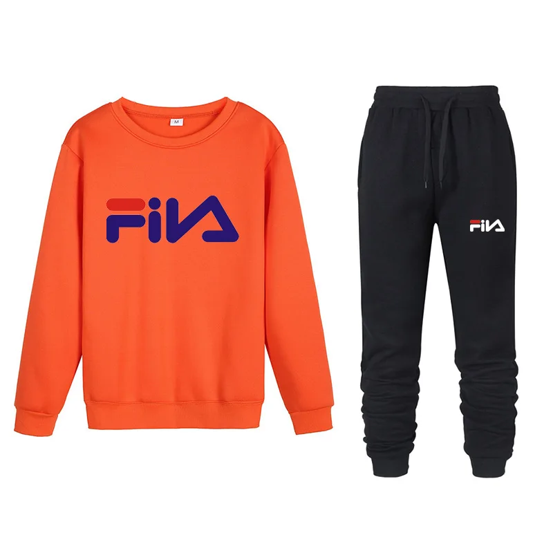 Модный Зимний спортивный костюм, 2 предмета, мужской спортивный костюм, chandal hombre, для бега, homme, с принтом, толстовка+ спортивные штаны, мужская одежда