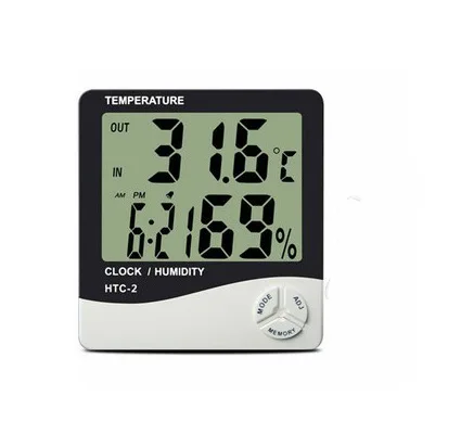 Supply Super Quasi HTC-1 Large Screen Digital Display Hygrothermograph(Display Temperature, Humidity, Time
