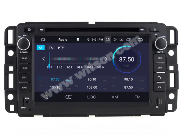 Excellent 7" Android 9.0 OS Car DVD Multimedia GPS Radio for Saturn Outlook 2007-2009 & Saturn Vue 2008-2009 with ADAS Function Support 1