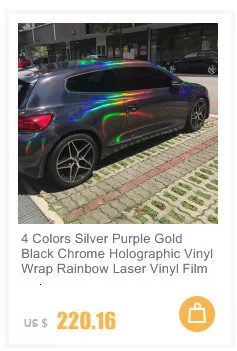 Beste Qualität Blau Regenbogen Chrome Vinyl Film Folie Regenbogen Vinyl  Wrap Blatt Blase Kostenloser Für Auto Verpackung - AliExpress