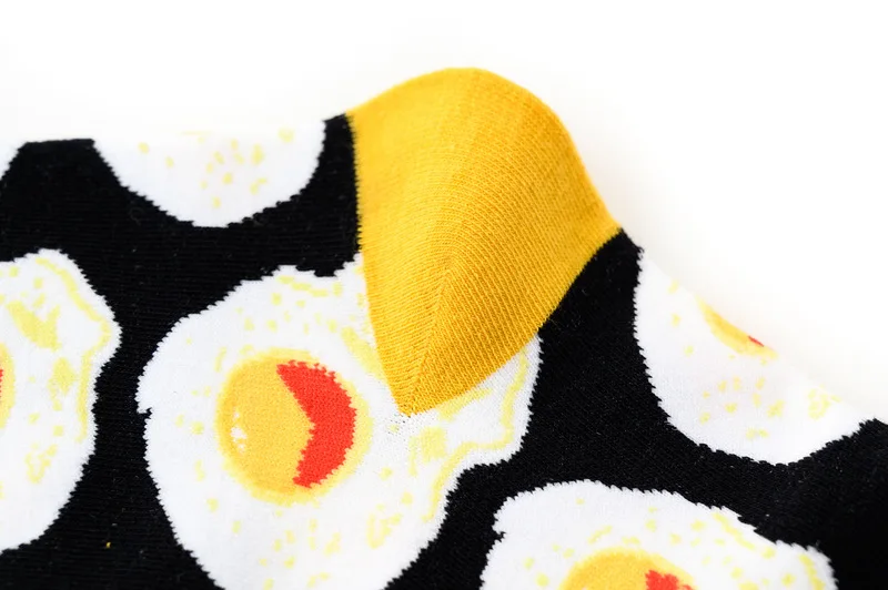 Унисекс Пара Мода Harajuku теплые носки забавные авокадо пицца еда узор женские носки Счастливый мультфильм Модные женские носки