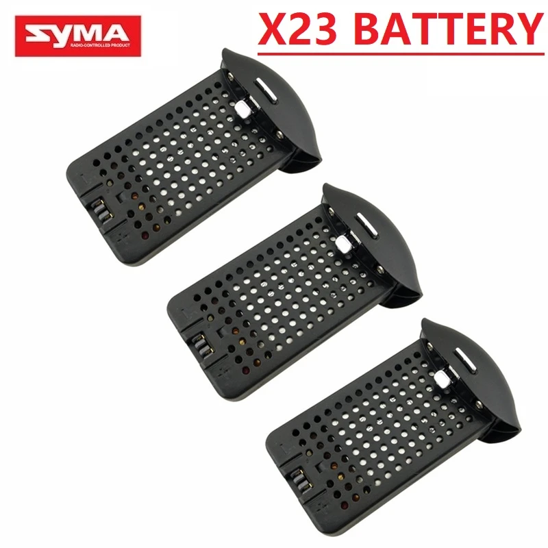 Battery for SYMA X23/X23W Accessories Battery for SYMA X23/X23W RC Drones Spare Parts 3.7V 500mah Battery Black / White 2