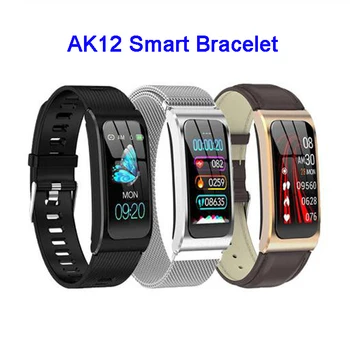 

AK12 Smart Bracelet Ip68 Waterproof Women Watch Wristband Heart Rate Monitor Fintness Tracker Smart Band Sports Men Smart Watch