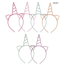 Алиэкспресс Лидер продаж детские ленты для волос с единорогом для рождественской вечеринки милые праздничные аксессуары для волос для девочек