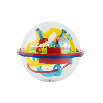 

100 Step 3D puzzle Ball Children Intellect Ball Challenging Barriers Game Brain Tester Balance Training Toy