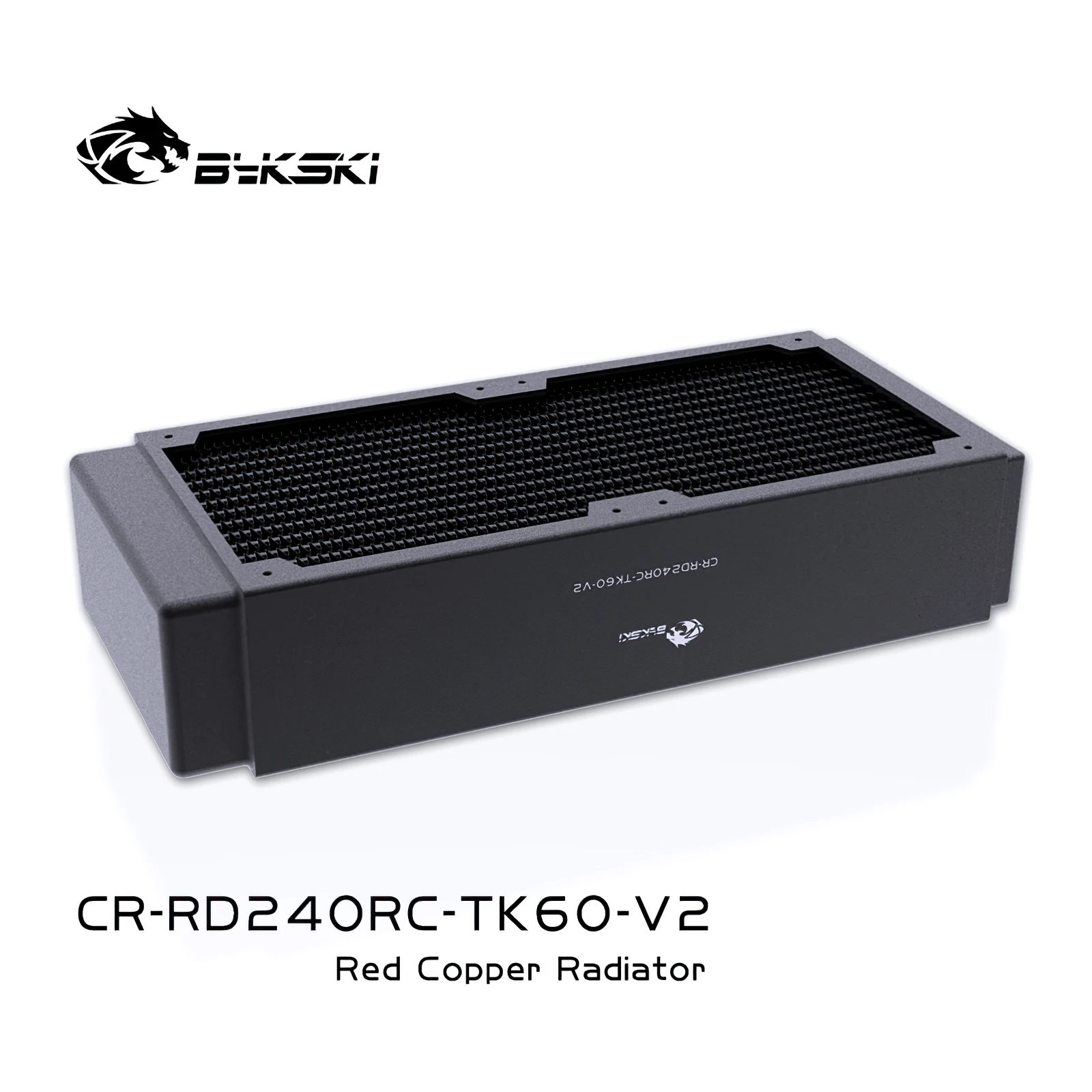 

Bykski G1/4" 60MM Thick Full Copper PC Cooling Radiator Cooler Heat Exchanger Support 12cm Fan Heatsink 240mm CR-RD240RC-Tk60-V2