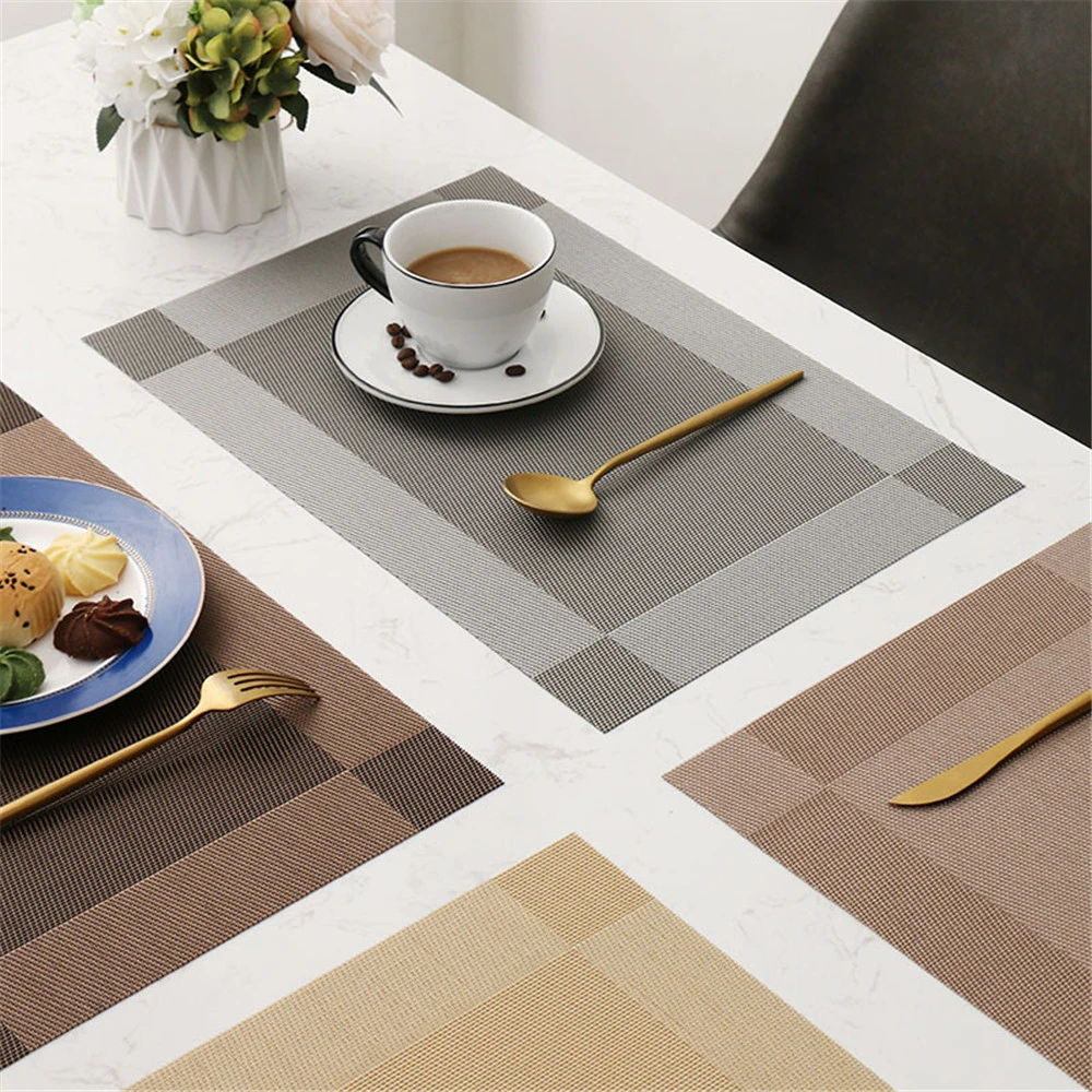Pvc Place Mats Coasters Dining Table Placemats Non Slip Washable Kitchen Dinner Table Cup Mats Decor Desktop Home Heat Insulated Mats Pads Aliexpress