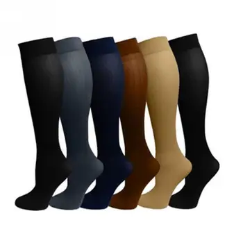 

Unisex Medical Compression Socks Women Men Pressure Varicose Veins Leg Relief Pain Knee High Stockings Socks Men 1Pair New Hot