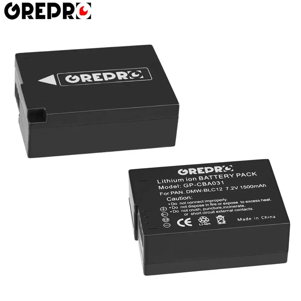 DMW-BLC12 DMW-BLC12E BLC12 батарея+ USB ЖК-зарядное устройство для Panasonic Lumix DMC-G5, G6, G7, GX8, G85, FZ200, FZ300, FZ1000, FZ2500