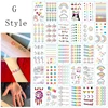 30pcs/20pcs set Fake Tattoo Sticker Art Temporary Tattoos on the Body Waterproof  XuanYa Colorful Heart Temporal Tattoos ► Photo 2/6