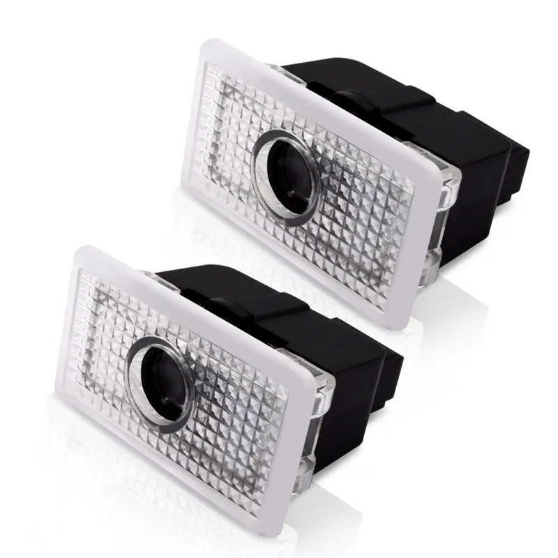 

Safego 2 pcs LED Door Projector Lights For Tesla Model S X 3 Car Door Lighting Logo Ghost Shadow Step Courtesy Welcome Lights