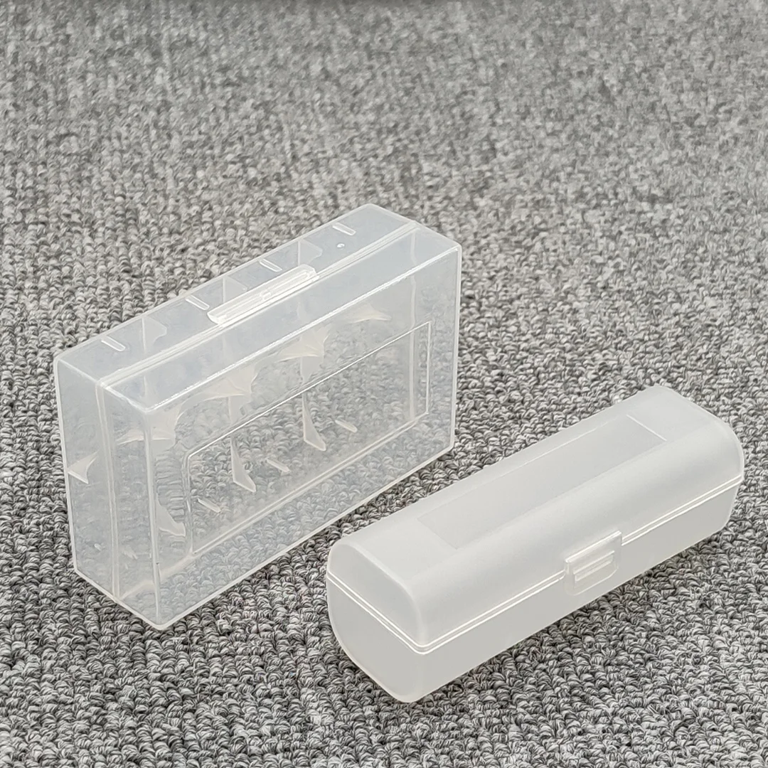 Boîte de stockage batterie 21700 - Étui plastique étanche 1/2 fentes