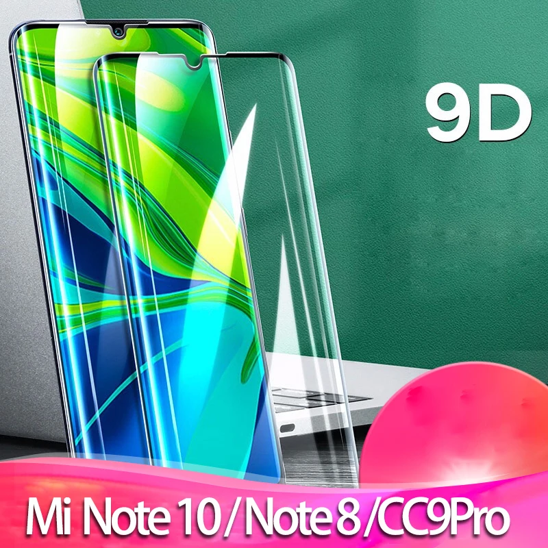 

Tempered Glass Mi Note 10 (mi cc9 pro) Screen Protector Glass Redmi Not 8 10 Mi CC 9 pro Protective Glass Film Xiaomi mi-note-10