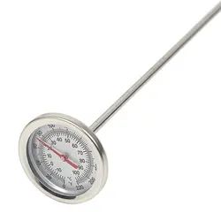 Thermomètre de sol en acier inoxydable de qualité alimentaire, respectueux de l'environnement, mesure de la température du composter, pour l'extérieur 