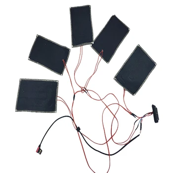 

Carbon Fiber Electric Adjustable Temperature Warmer Warm Winter 5 In 1 Washable Sheet Vest Jacket 3gears USB Heating Pad DIY 5v