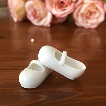 

1/6 High Heel Shoes For Dolls For Licca Momoko Doll Blyth doll Shoes Fashion Plastic Shoes For Girls Dolls White Red Shoes