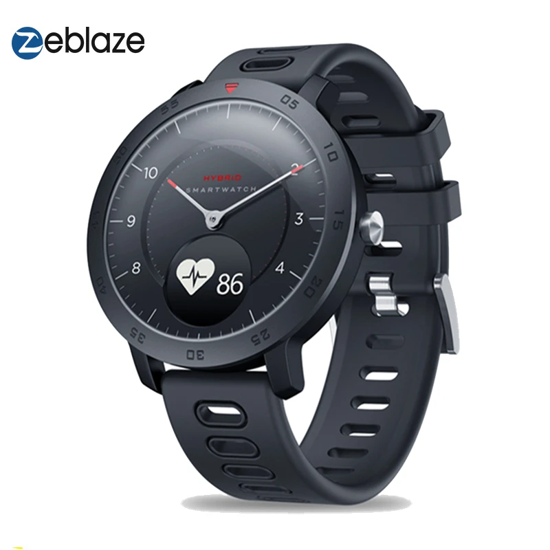 

Zeblaze HYBRID Weather Temperature Reminder Heart Rate Blood Pressure Monitor Dual Modes Mechanical Hands bluetooth Smart Watch