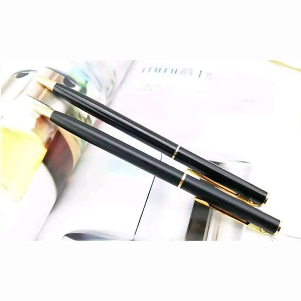 Металлическая шариковая ручка для бизнеса Изысканная авторучка Канцтовары