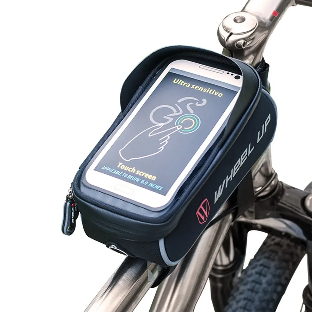 

CY020078 Bicycle Bag Water-repellent Front Beam Bag Riding Chartered Front Bag Tube Bag Mountain Bike Equipment Accessories