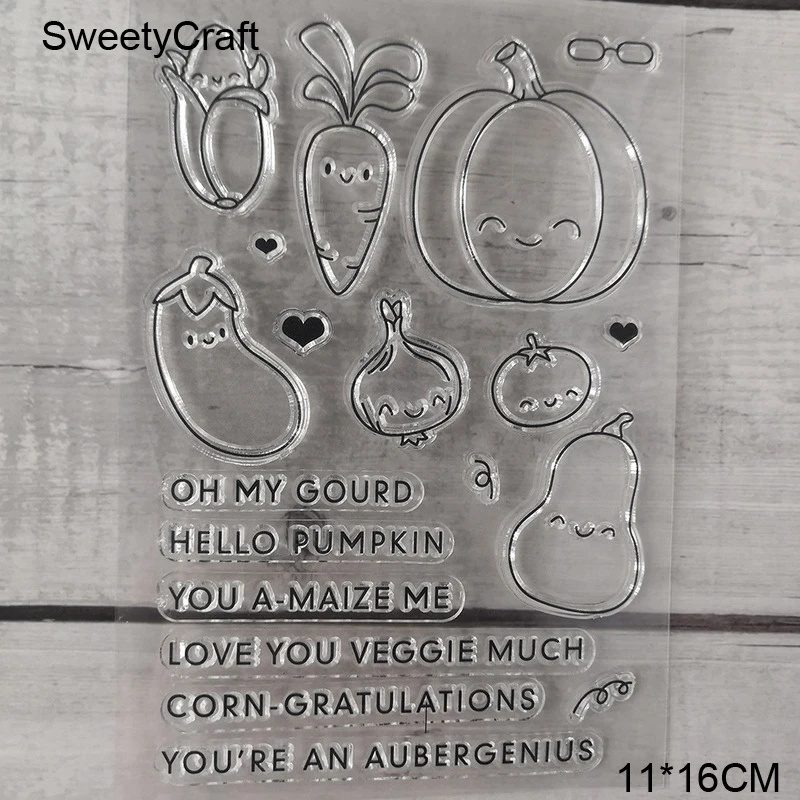 A0226 Pumpkin Clear Stamps