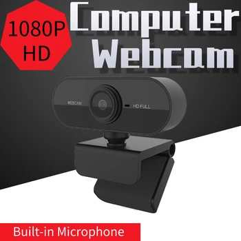 

1080P HD 3MP Auto Focus Computer Webcam Support Video Call Manual Focus Webcams Web For PC Laptop support Windows 7/8/10 MacBook