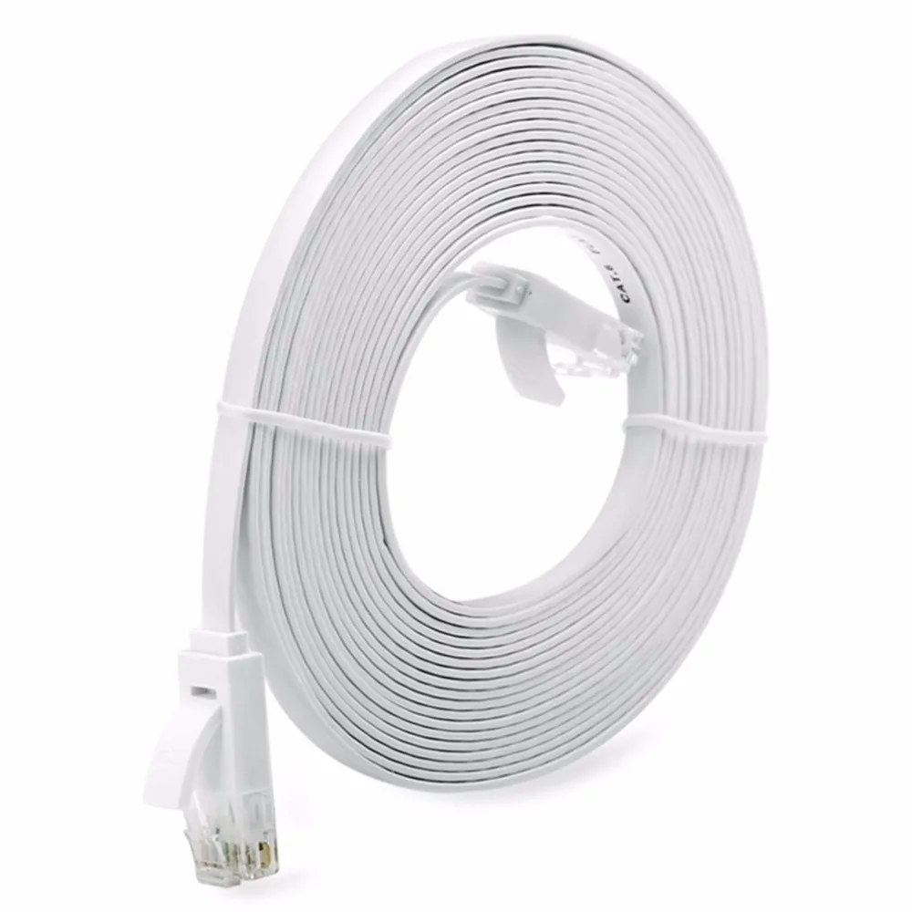 

Network Cable Universal 1/3/5/10M Super Long RJ45 Super High Speed Flat Type Ethernet Network Cable LAN Ethernet Cable