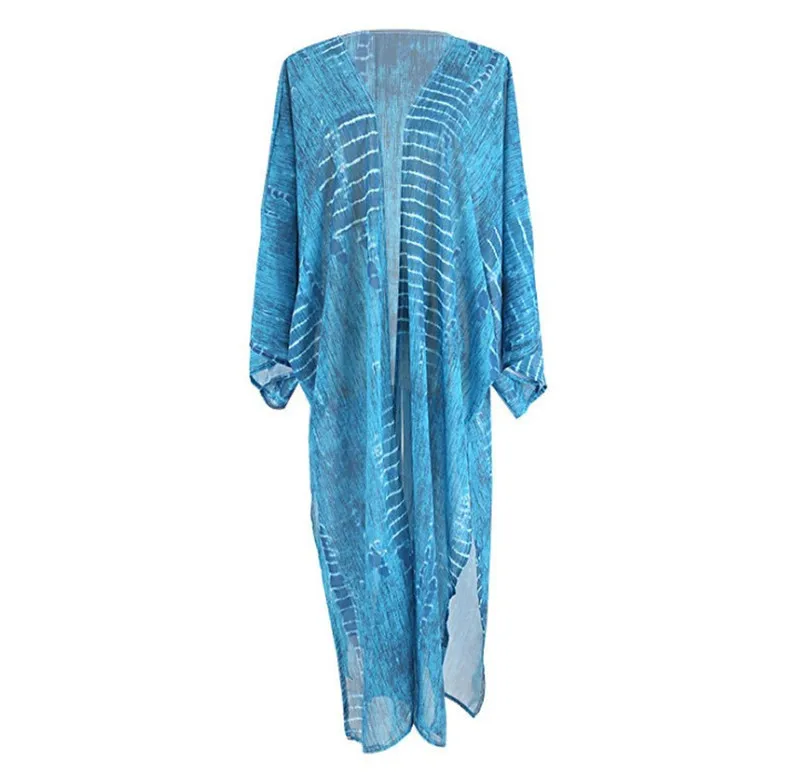 Beach Cover Swimsuit Cover Beach Dress Cotton Print Summer Bikini Cover Up