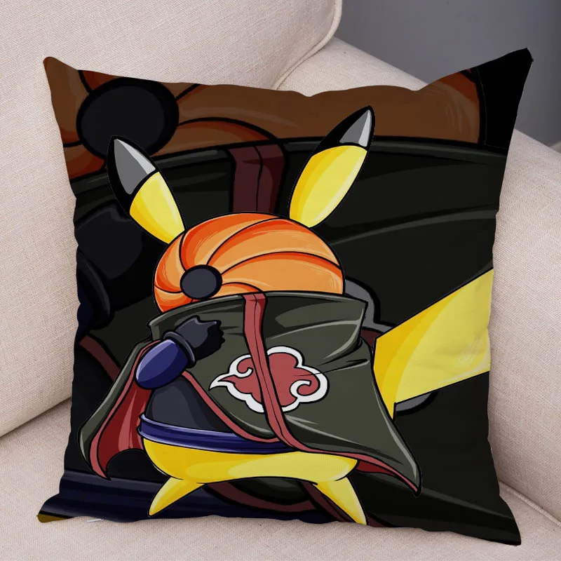 Забавный Pikachu Cos японский аниме Наруто наволочка для подушки Декор милый мультяшный Покемон наволочка для дивана автомобиля домашняя плюшевая наволочка - Цвет: 20