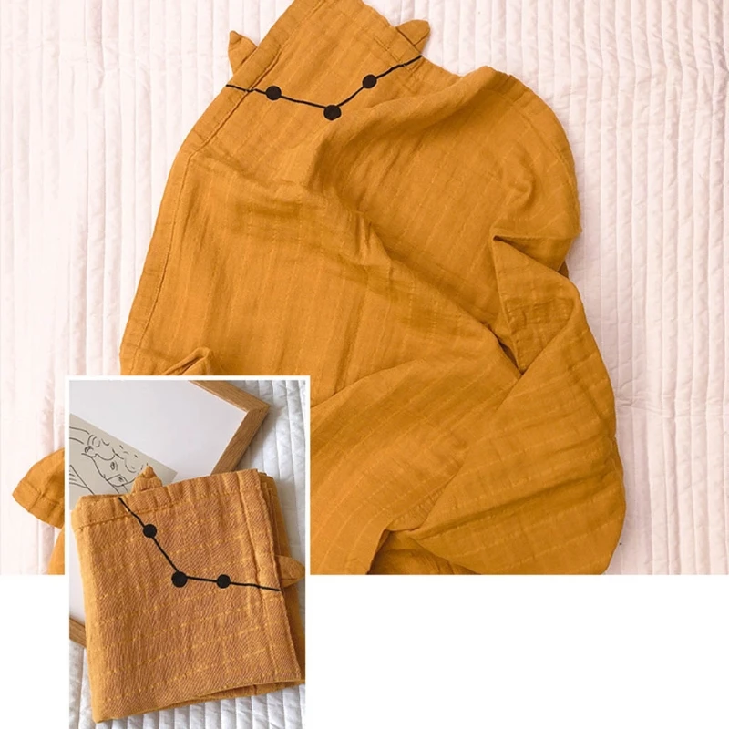 Bebê dos Desenhos Toalha de Banho Envoltório do Bebê para o Menino da Menina Animados Swaddle Cobertores Recém-nascido Animal Gaze Infantil Dormirsack Bebês Recém-nascidos Cama 6 Cobertores e mantas