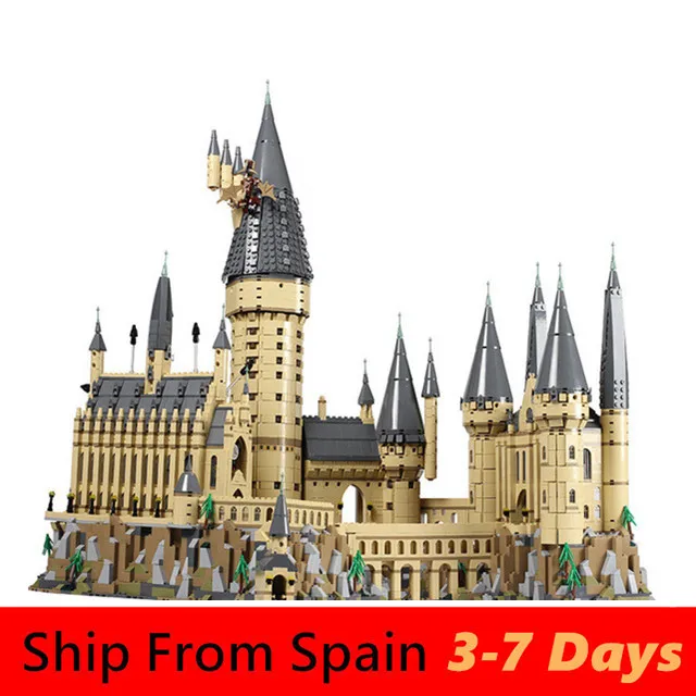 

16060 Movie Magic Creator Hogwarted Potter Castle School Set Building Blocks Compatible 71043 Bricks Christmas toy for friend