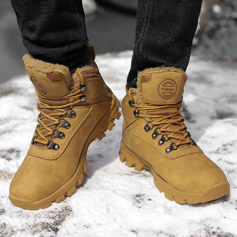 Men Hiking Shoes Professional Waterproof Hiking Boots Tactical Boots Outdoor Mountain Climbing Sports Sneakers Boots for Hunting