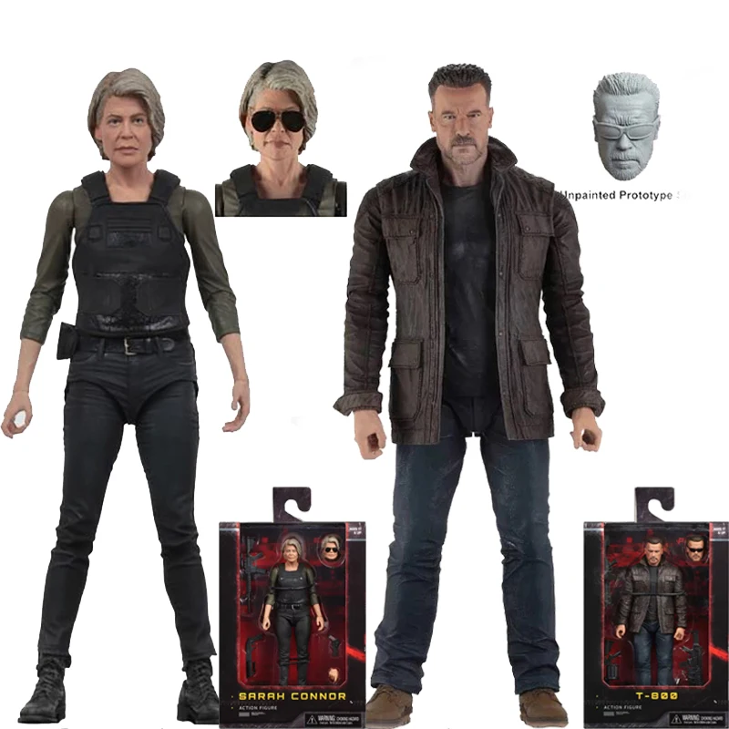 NECA Терминатор T-800 Темный Fate Сары Коннор фигурка модель игрушки кукла для подарка
