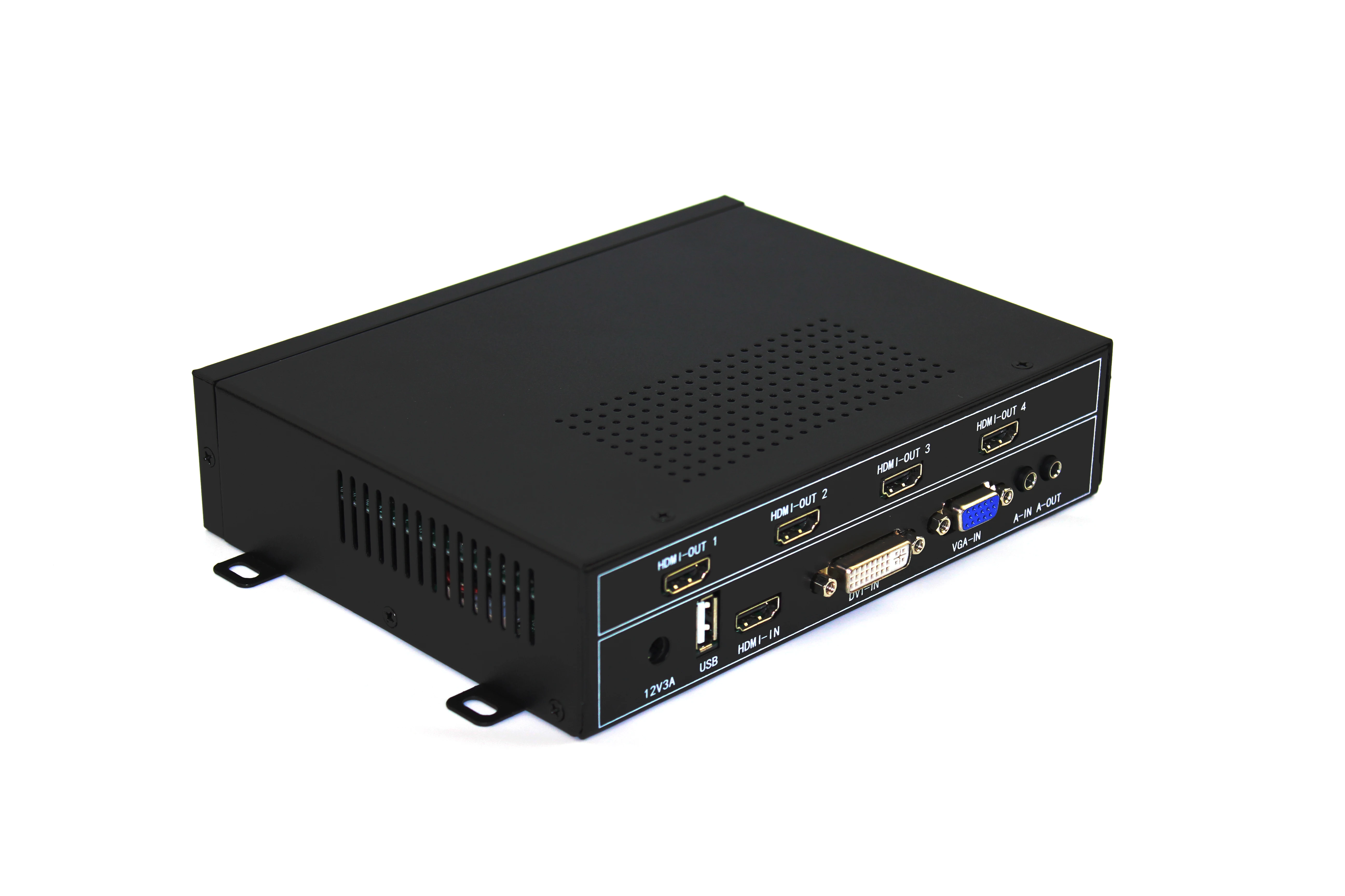 BOHOW видео настенный контроллер 2x2 видео процессор 2x2 1x3 1x2 для WITHHDMI DVI VGA USB