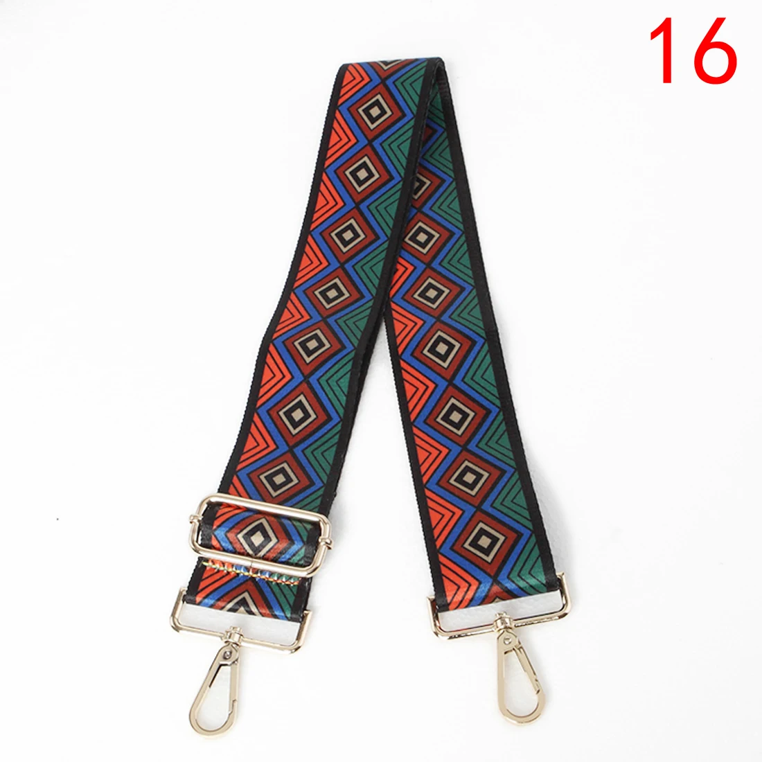 

1 Pcs Colorful Bag Strap Belt Flower Replacement Wide Straps For Crossbody Bag Accessories Nylon Shoulder Strap For Bags