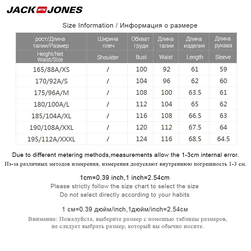 Мужская Повседневная джинсовая куртка Jack Jones 218357501|Куртки| |