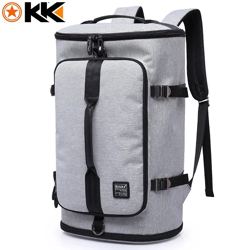 2202GRAY KAKA, 40 л, мужской рюкзак, 15,6, сумка для ноутбука, обувь, рюкзак, для путешествий, спортивные, для фитнеса, сумки для женщин, подростков, школьный рюкзак, рюкзак - Цвет: 2202GRAY