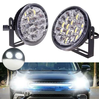 

Set LED Headlight Replacement Accessories Daytime Running Fog Waterproof