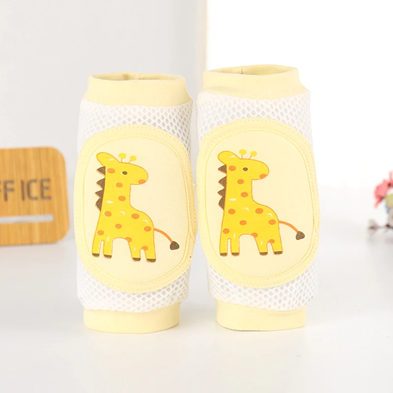 giraffe Лидер продаж, 1 пара, детские защитные гольфы, носки для младенцев, короткий наколенник защита для ползающего ребенка - Цвет: giraffe