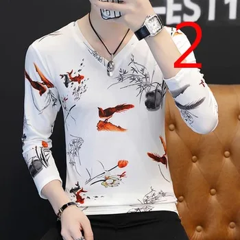 

Summer men's short-sleeved t-shirt Korean version of the trend of self-cultivation 2019 new tide brand men's half-sleeved 7250