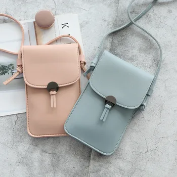 

New women's touch screen mobile phone bag 2019 new one shoulder women's Bag Messenger Bag Girl Fashion versatile bag