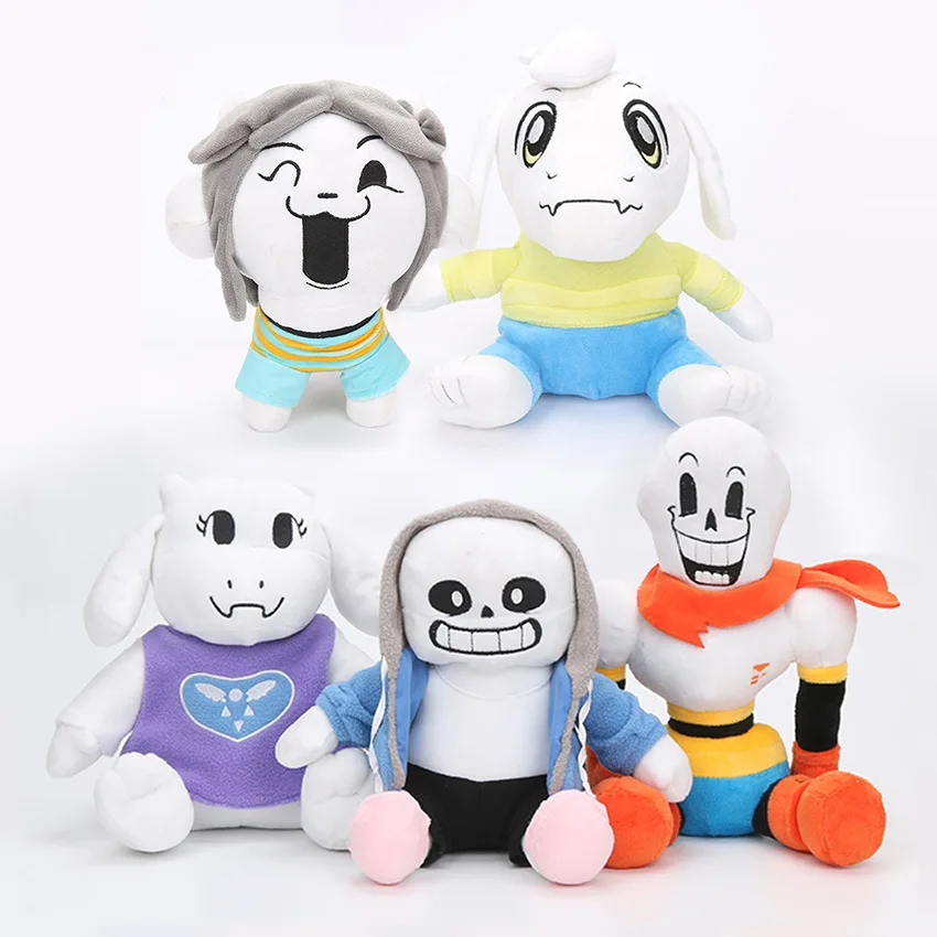 2-5 шт./лот Undertale плюшевая игрушка игра Sans Toriel Frisk Chara Temmie Мягкие плюшевые игрушки