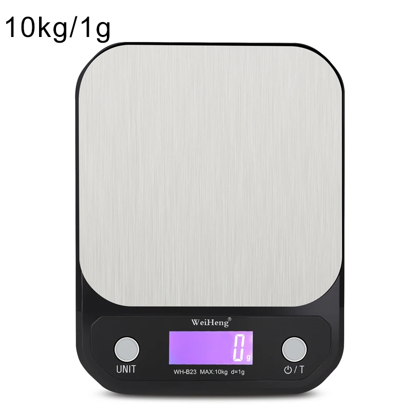 10kg-1g black 1 г/0,1 г высокоточные цифровые весы 10 кг/3 кг/5 кг светодиодный, портативные электронные кухонные весы, весы для измерения веса - Цвет: 10kg-1g black