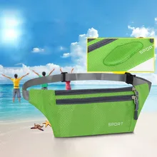 Спортивная поясная сумка на пояс для мужчин и женщин, сумка на плечо для путешествий, удобная сумка-кошелек на молнии для бега, пешего туризма, водонепроницаемая