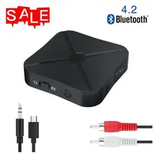 Беспроводной Bluetooth 4,2 адаптер аудио передатчик bluetooth-приемник USB мини стерео Bluetooth AUX RCA USB 3,5 мм разъем для ТВ ПК